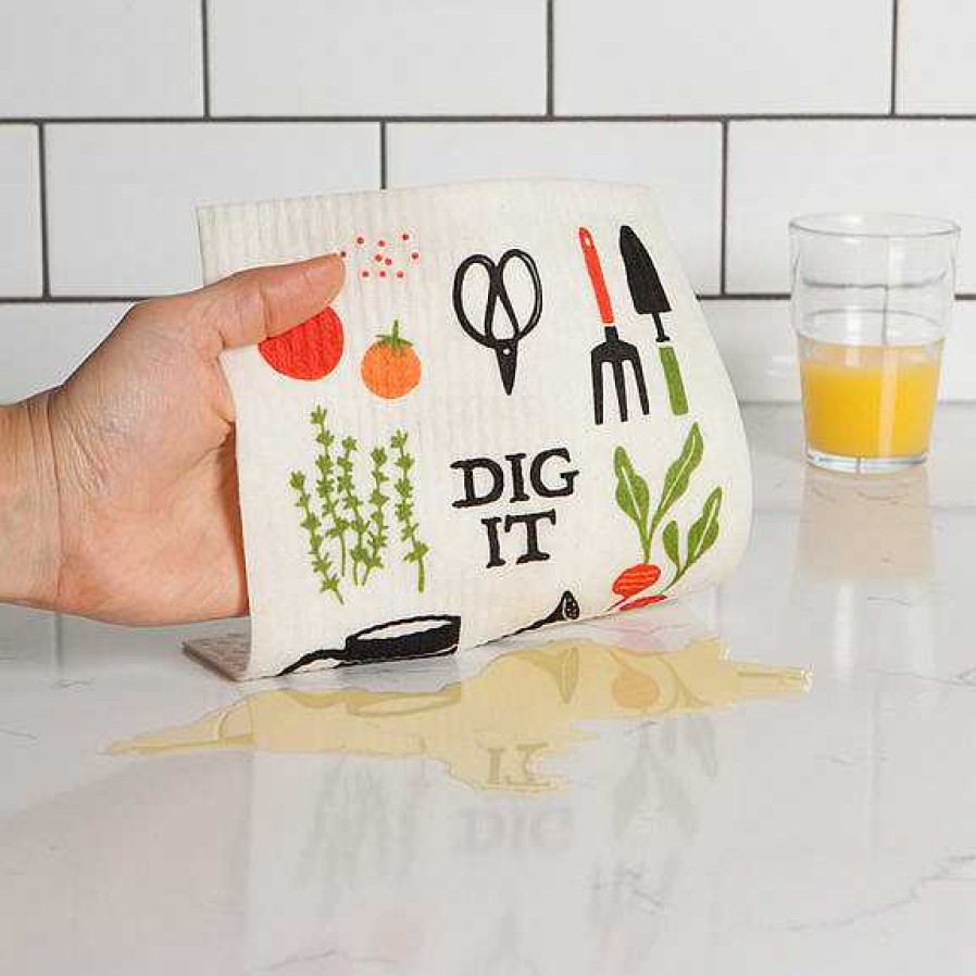 Kitchen Relish Decor | Swedish Dishcloth - Garden