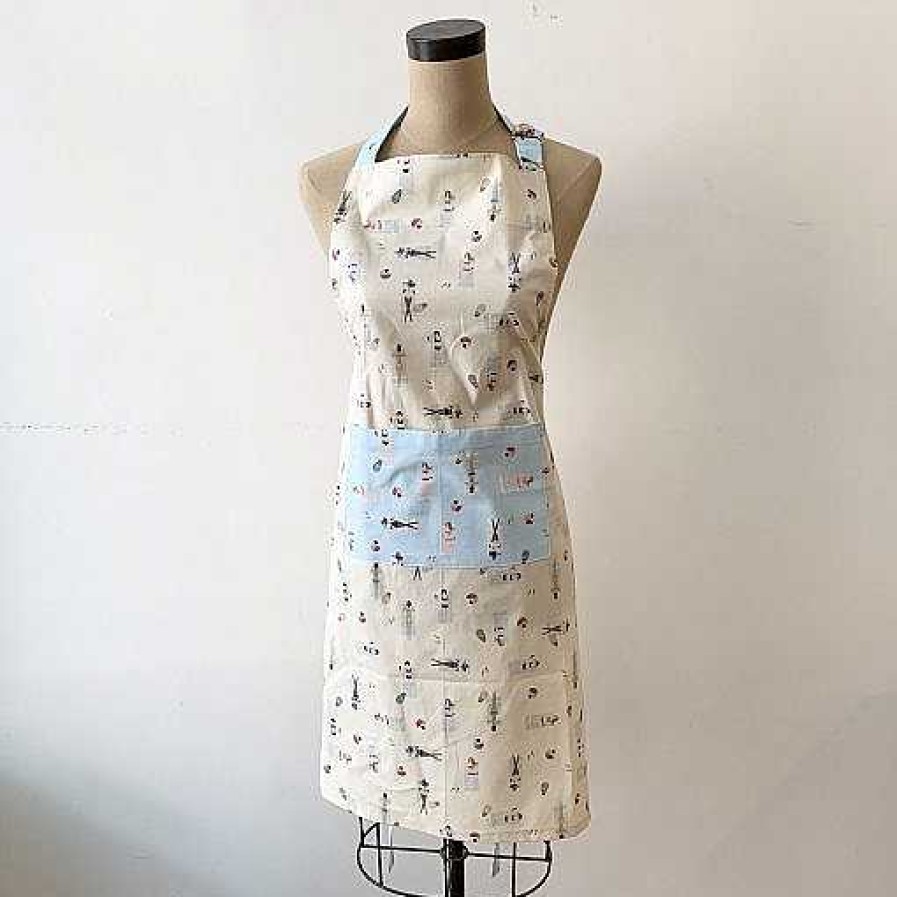 Kitchen Relish Decor | Rifle Paper Co Apron - Beach Day Sand