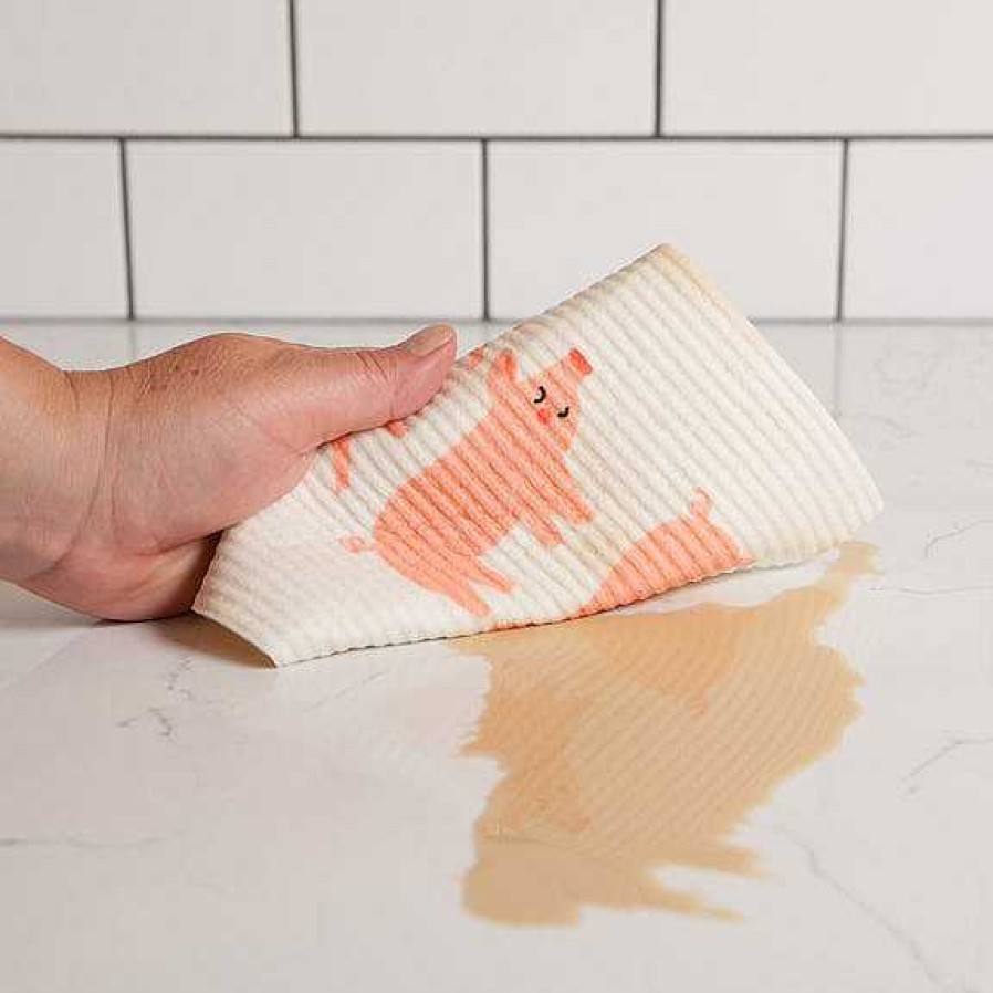 Kitchen Relish Decor | Swedish Dishcloth - Penny Pig