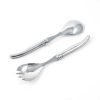 Table Relish Decor | Laguiole Salad Serving Set - Stainless Steel