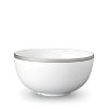 Table Relish Decor | Soie Tress E Large Bowl - Platinum