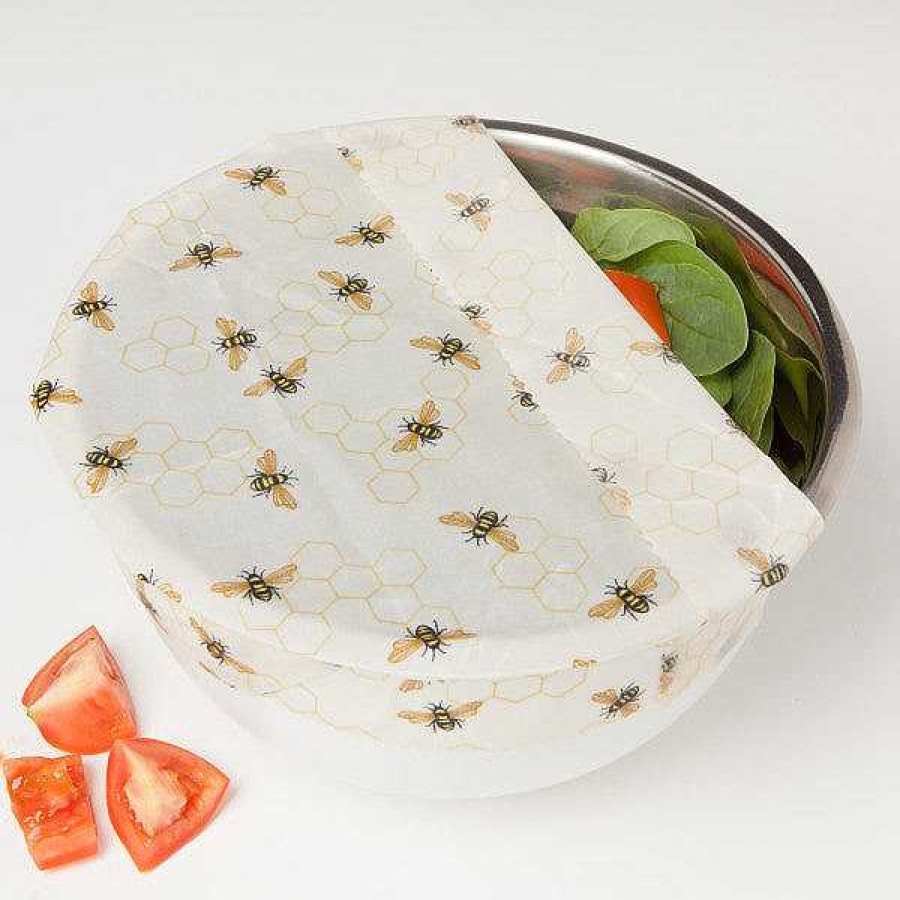 Kitchen Relish Decor | Beeswax Wrap - Bees