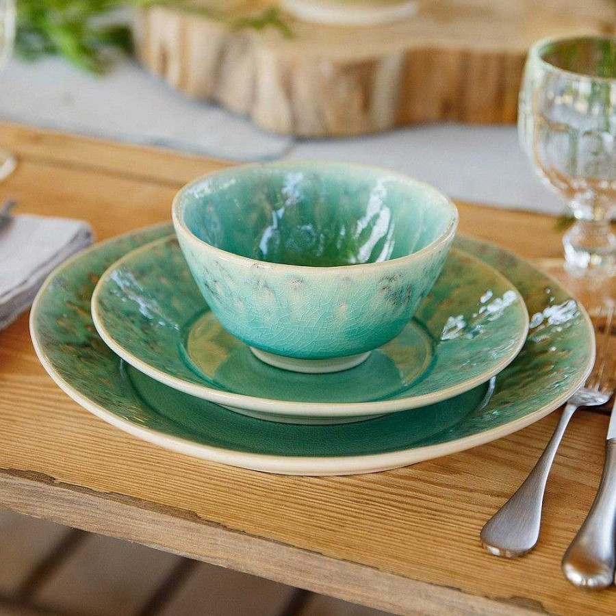 Table Relish Decor | Madeira 4Pc Place Setting - Blue