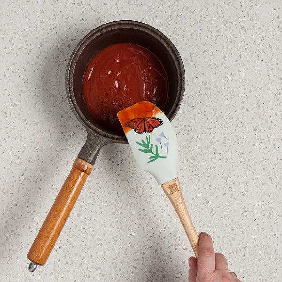 Kitchen Relish Decor | Silicone Spatula - Morning Meadow