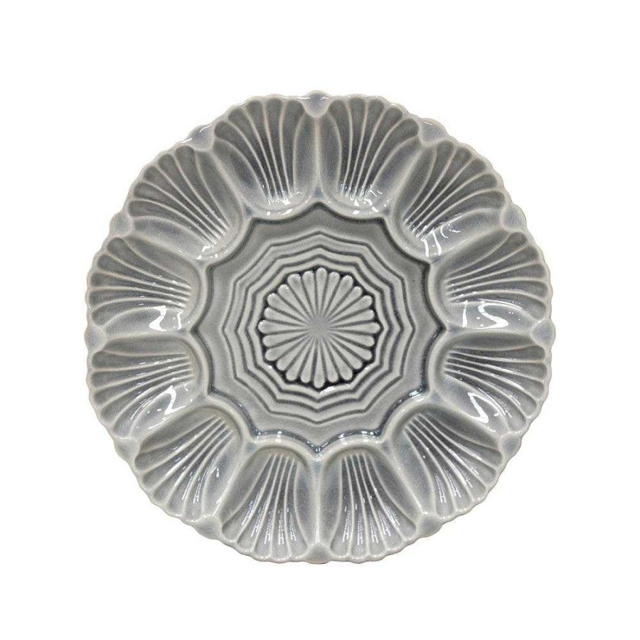 Table Relish Decor | Cristal Aperitif Dish - Grey