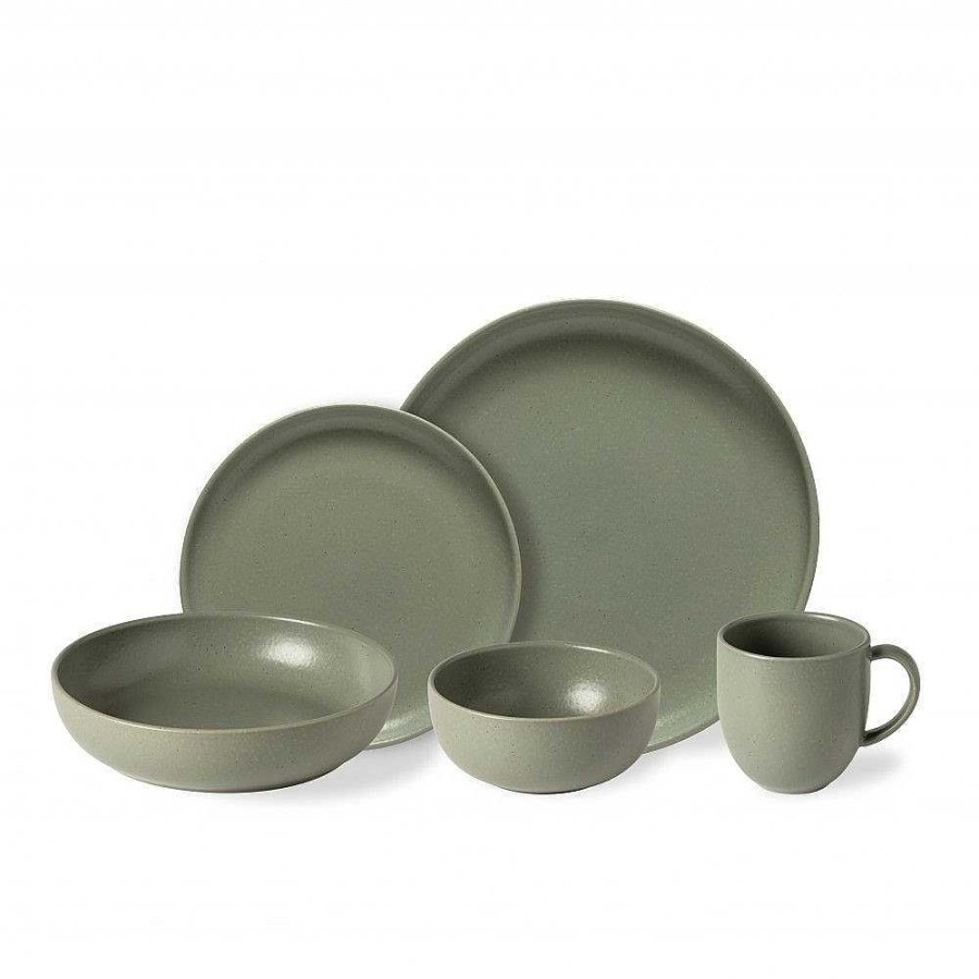 Table Relish Decor | Pacifica 5Pc Place Setting - Artichoke