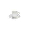 Table Relish Decor | Beja Coffee Cup & Saucer Set - White Cream