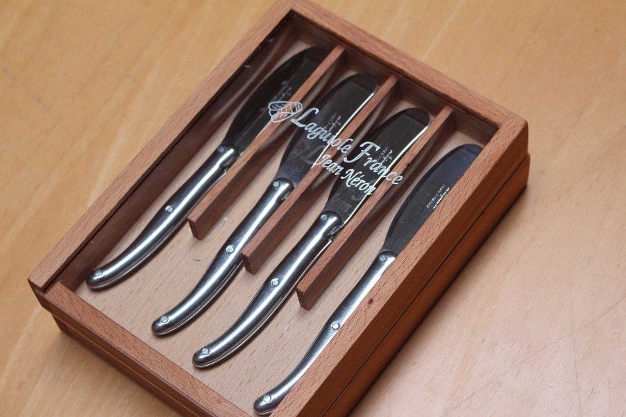 Kitchen Relish Decor | Laguiole Spreader Set - Stainless Steel