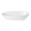 Kitchen Relish Decor | Livia Medium Oval Baker - White