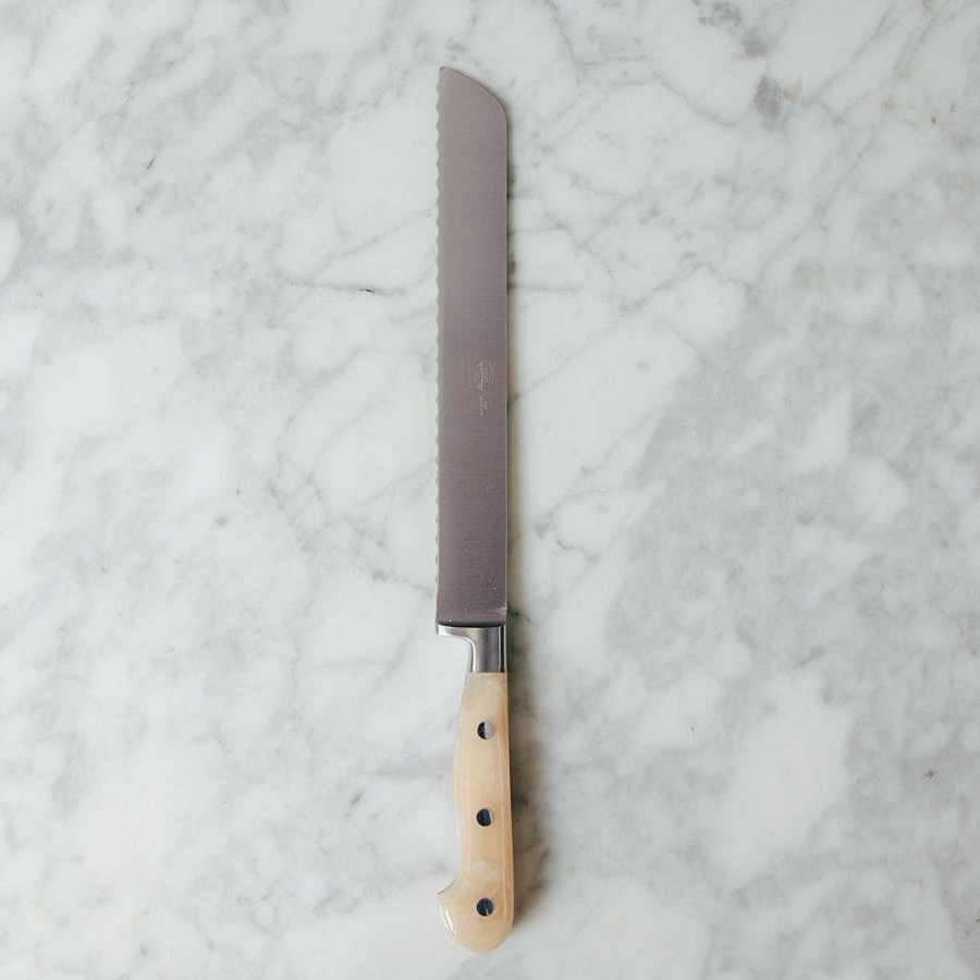 Kitchen Relish Decor | Berti Bread Knife - White