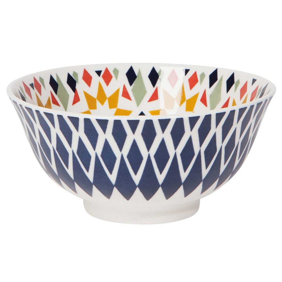 Kitchen Relish Decor | Stamped Bowl - Kaleidoscope