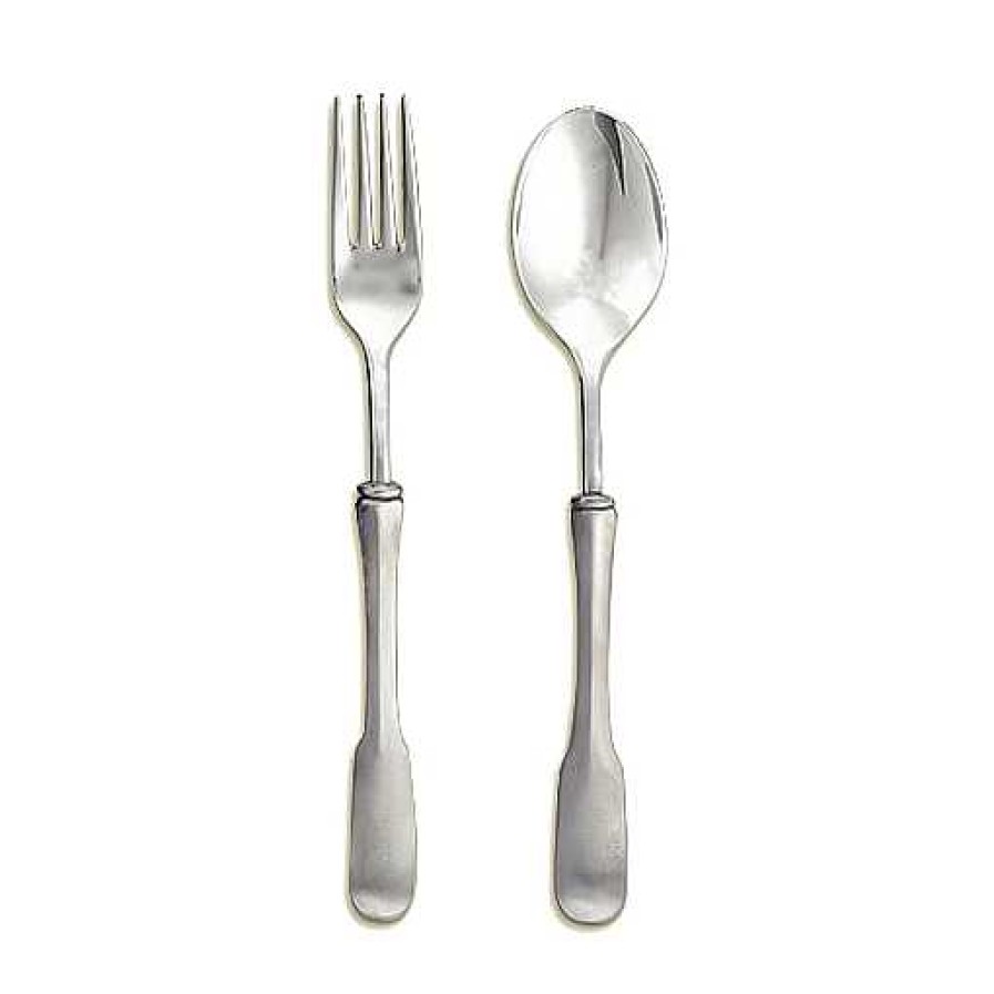 Table Relish Decor | Match Pewter Olivia Serving Fork & Spoon Set