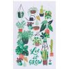 Kitchen Relish Decor | Let It Grow Tea Towel