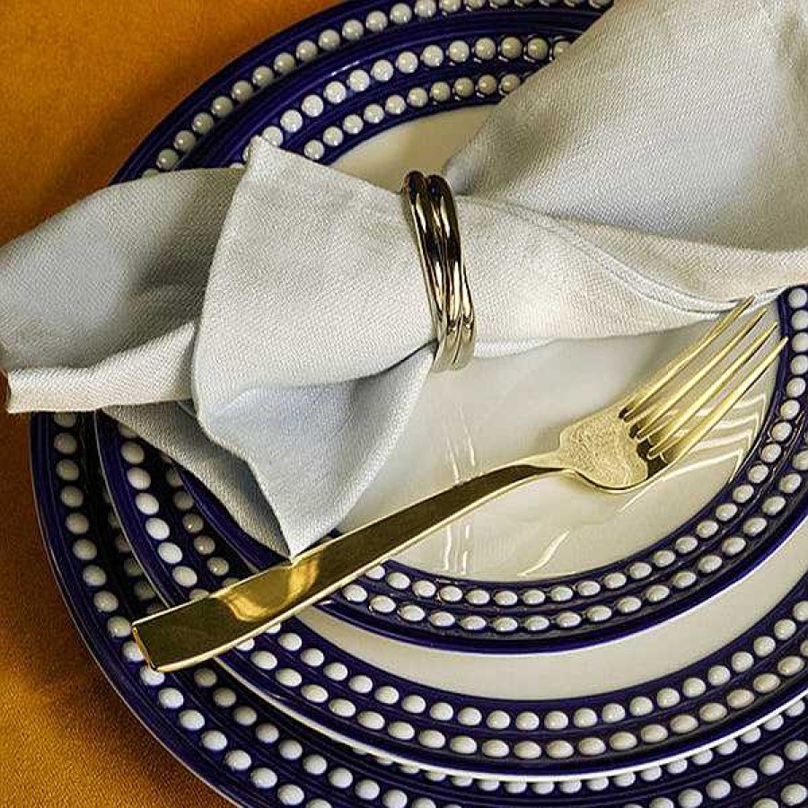 Table Relish Decor | Perl E Dinner Plate - Bleu