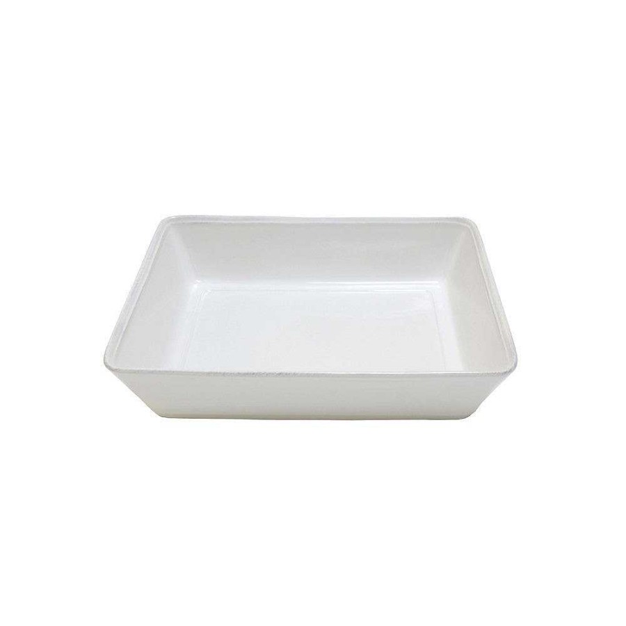 Kitchen Relish Decor | Friso 12 In Rectangular Baker - White