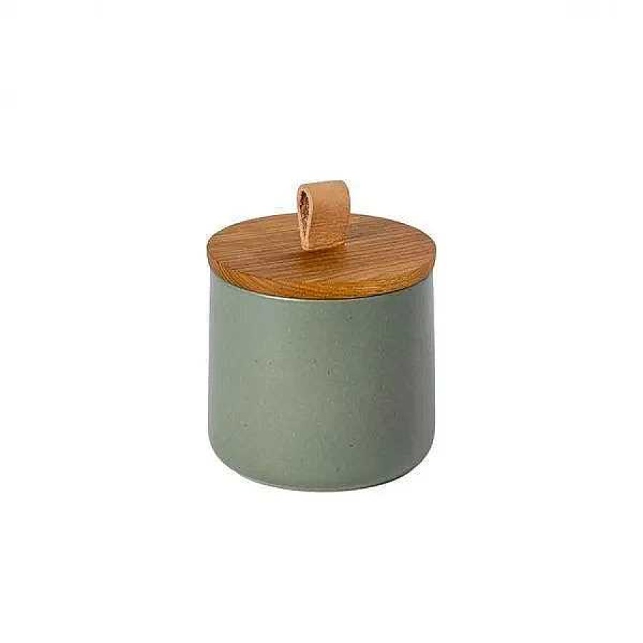 Kitchen Relish Decor | Pacifica Small Lidded Canister - Artichoke