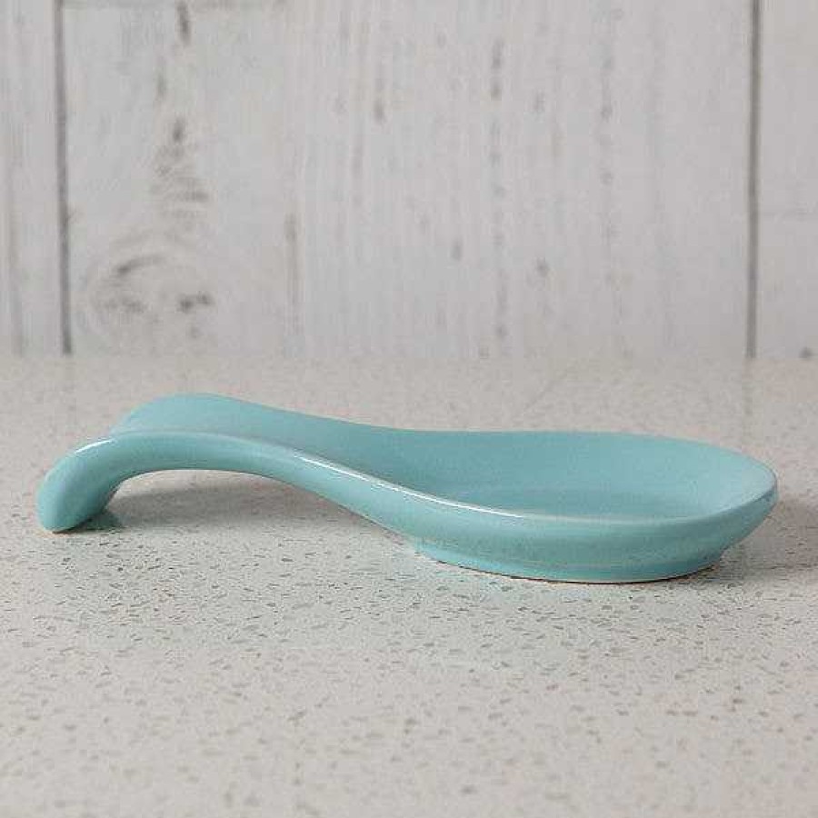 Kitchen Relish Decor | Spoon Rest - Eggshell