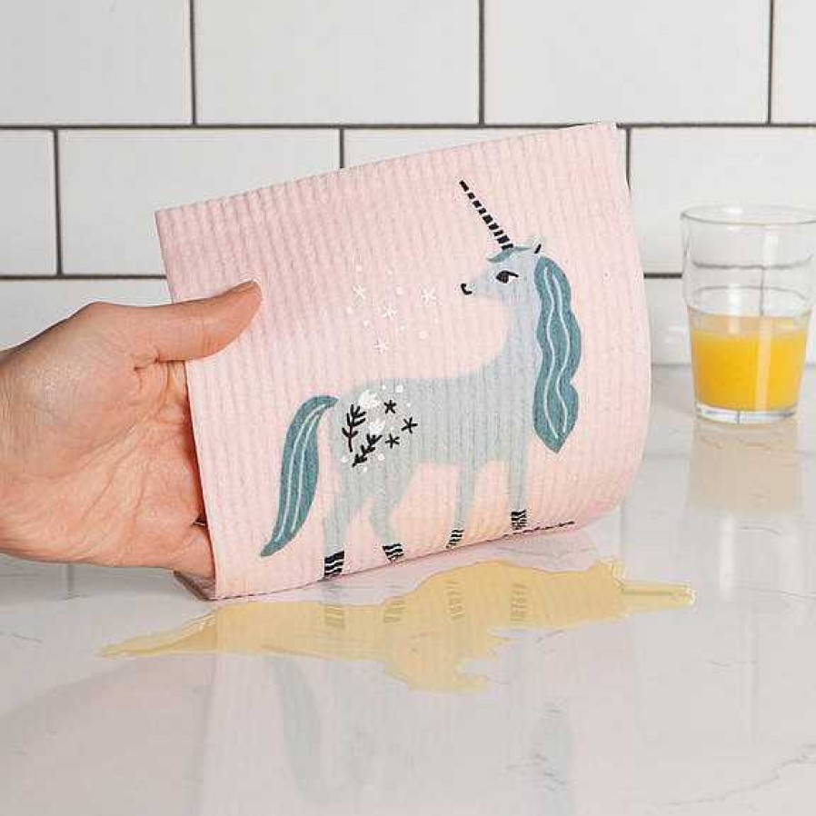 Kitchen Relish Decor | Swedish Dishcloth - Unicorn