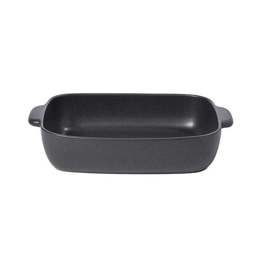 Kitchen Relish Decor | Pacifica Rectangular Baker Set - Seed Grey