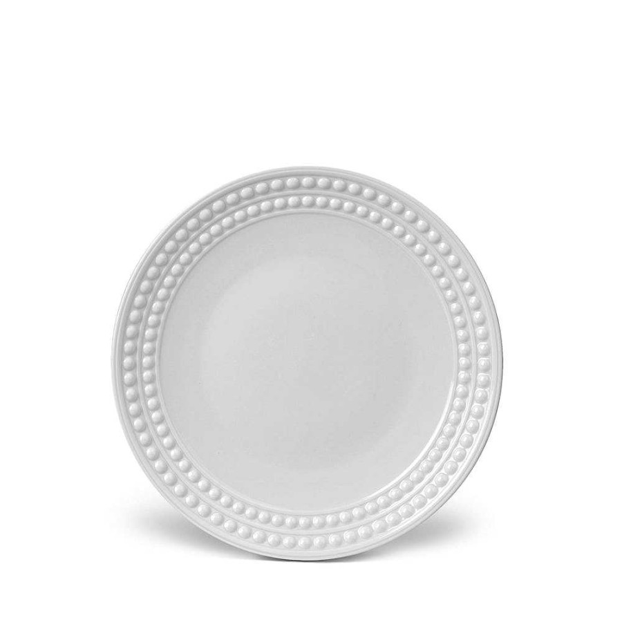 Table Relish Decor | Perl E Dessert Plate - White