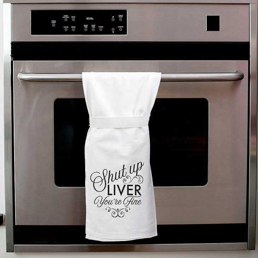 Kitchen Relish Decor | Twisted Towel - Shut Up Liver