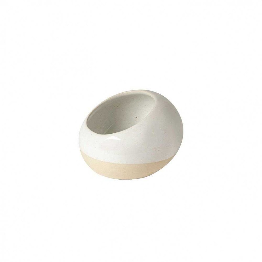 Kitchen Relish Decor | Fattoria Salt Cellar - White