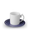 Table Relish Decor | Perl E Espresso Cup & Saucer - Bleu