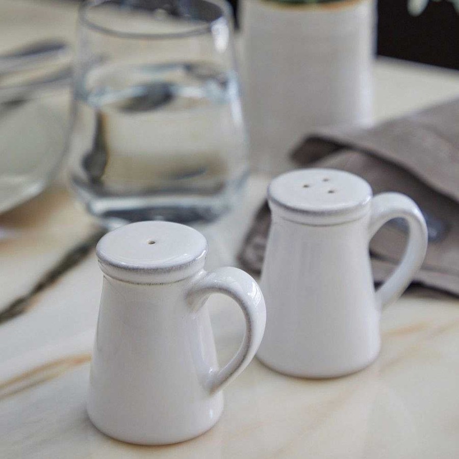 Table Relish Decor | Friso Salt & Pepper Set - White