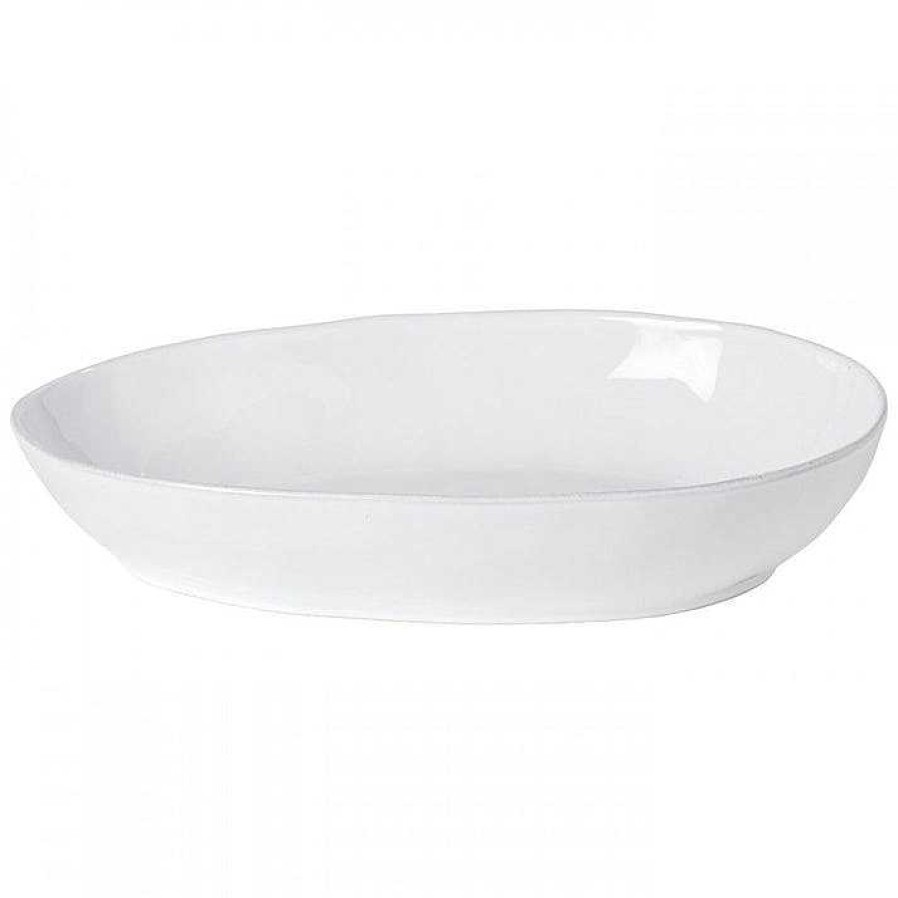 Kitchen Relish Decor | Livia Oval Baker Set - White