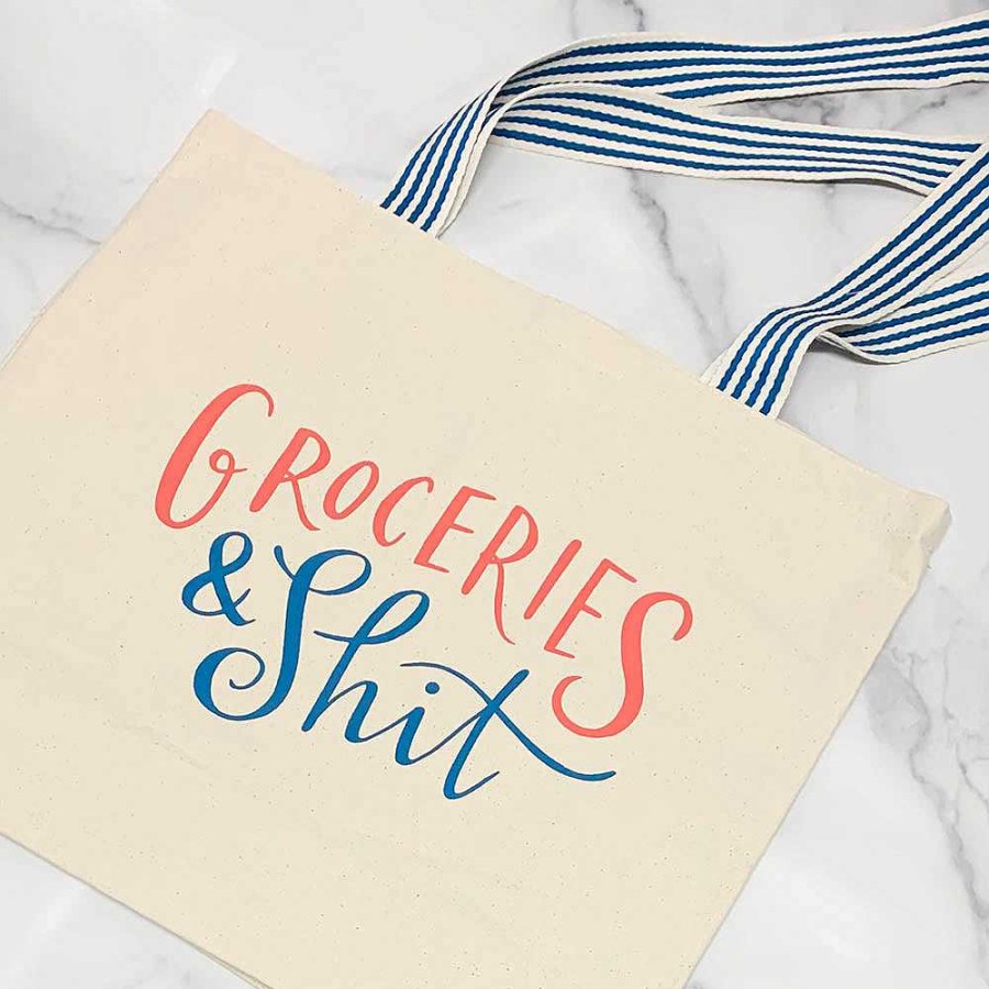 Kitchen Relish Decor | Groceries & Shit Tote Bag