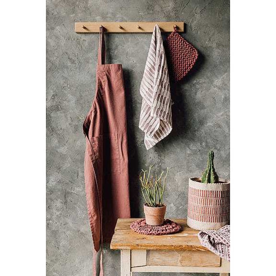 Kitchen Relish Decor | Abode Tea Towel Set - Canyon Rose