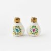 Kitchen Relish Decor | Bird Wreath Salt & Pepper Set