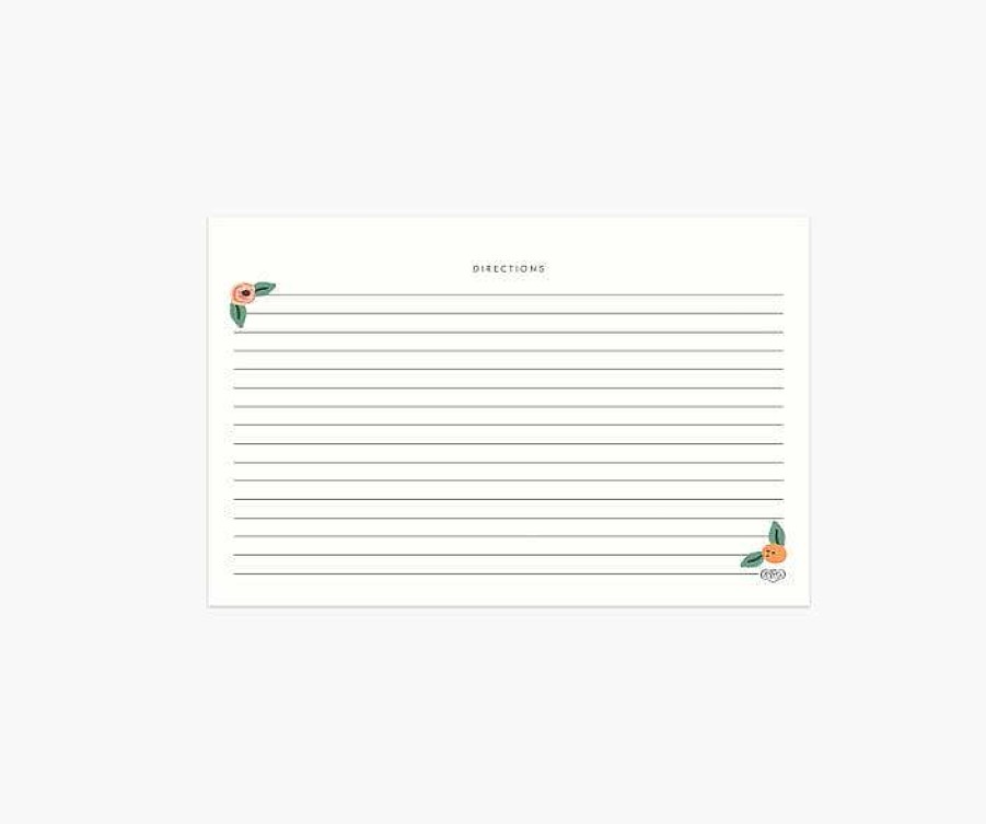 Kitchen Relish Decor | Rifle Paper Co Recipe Cards - Kitchen Shelf