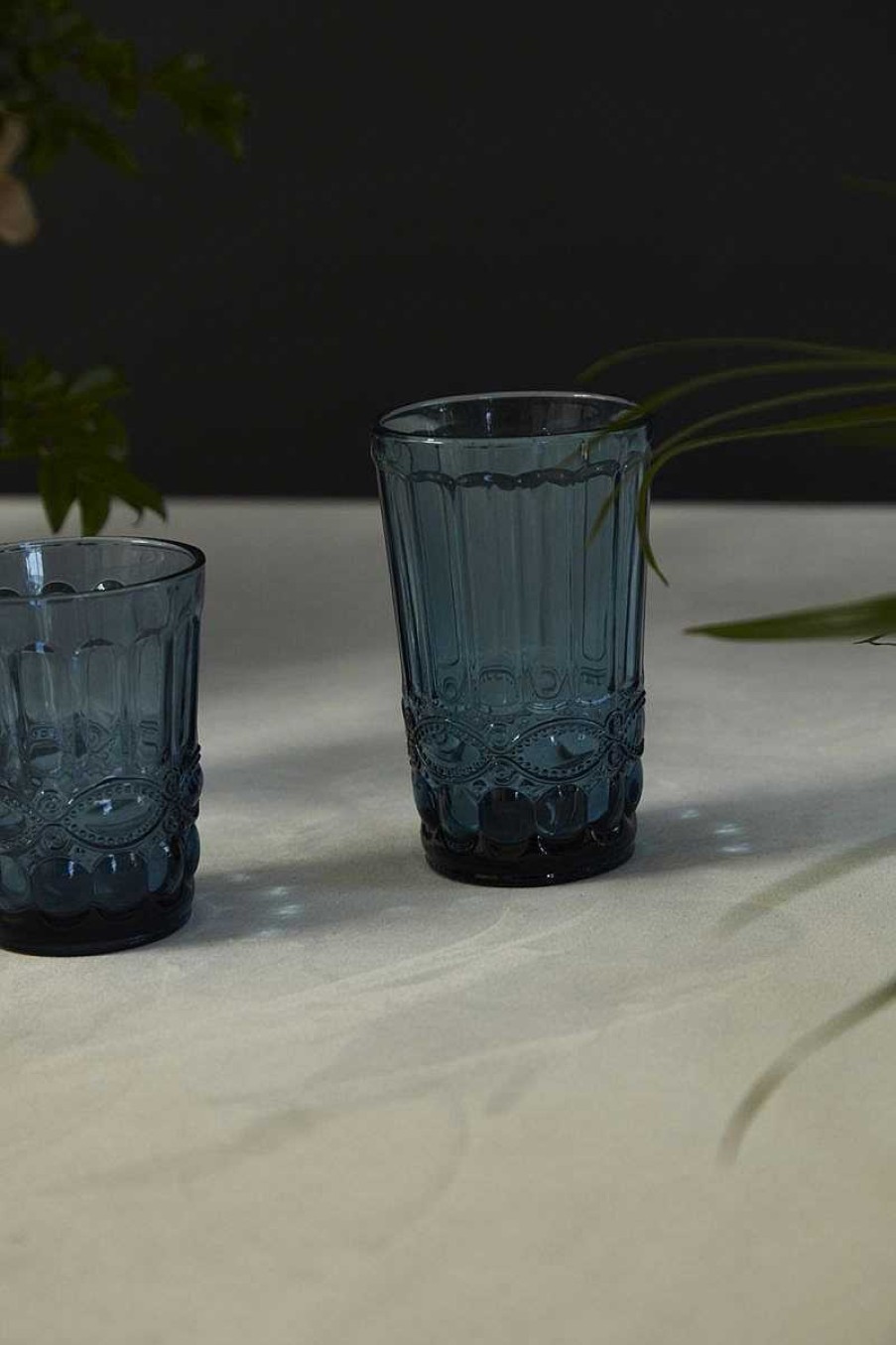 Table Relish Decor | Momento Water Glass - Blue