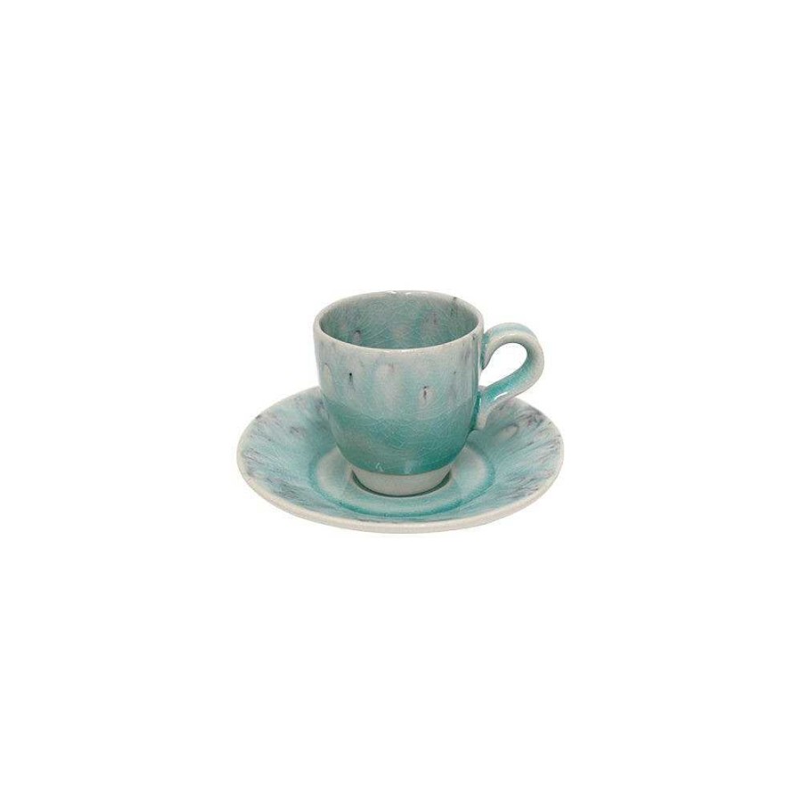 Table Relish Decor | Madeira Coffee Cup & Saucer Set - Blue