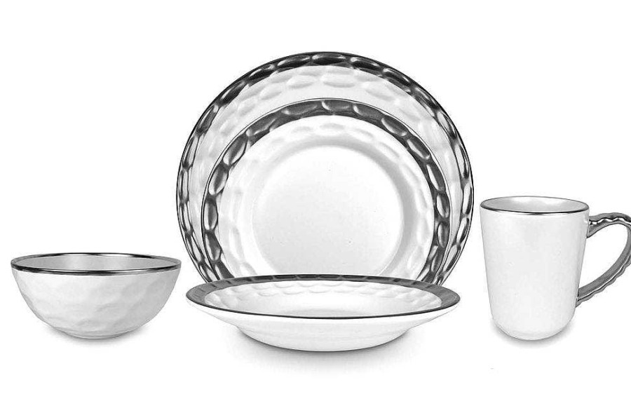 Table Relish Decor | Truro Cereal Bowl - Platinum