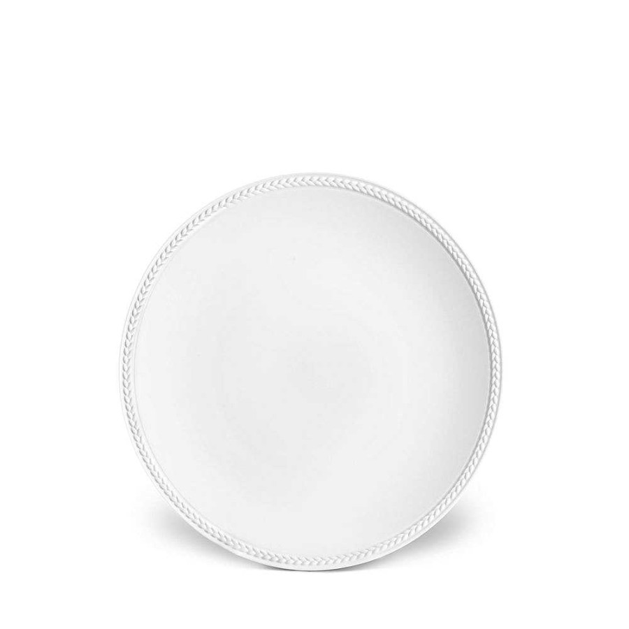 Table Relish Decor | Soie Tress E Dessert Plate - White