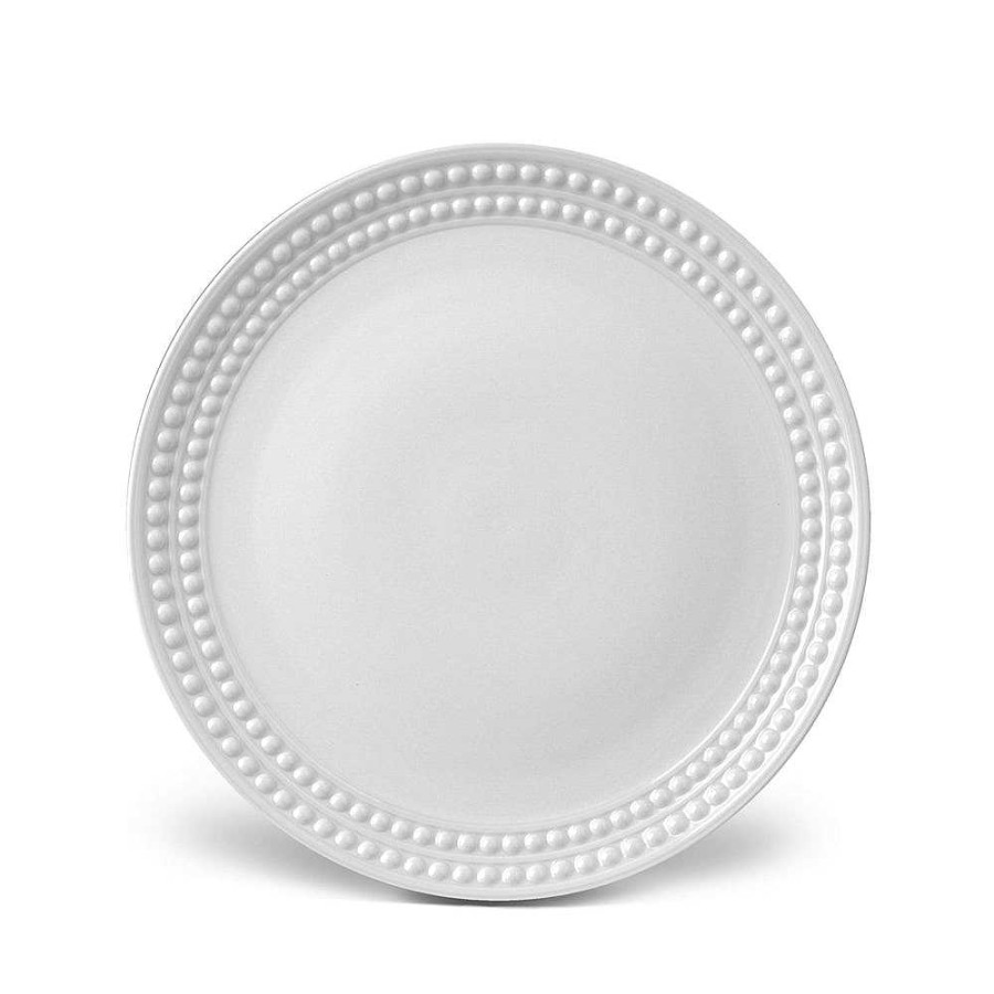 Table Relish Decor | Perl E Dinner Plate - White