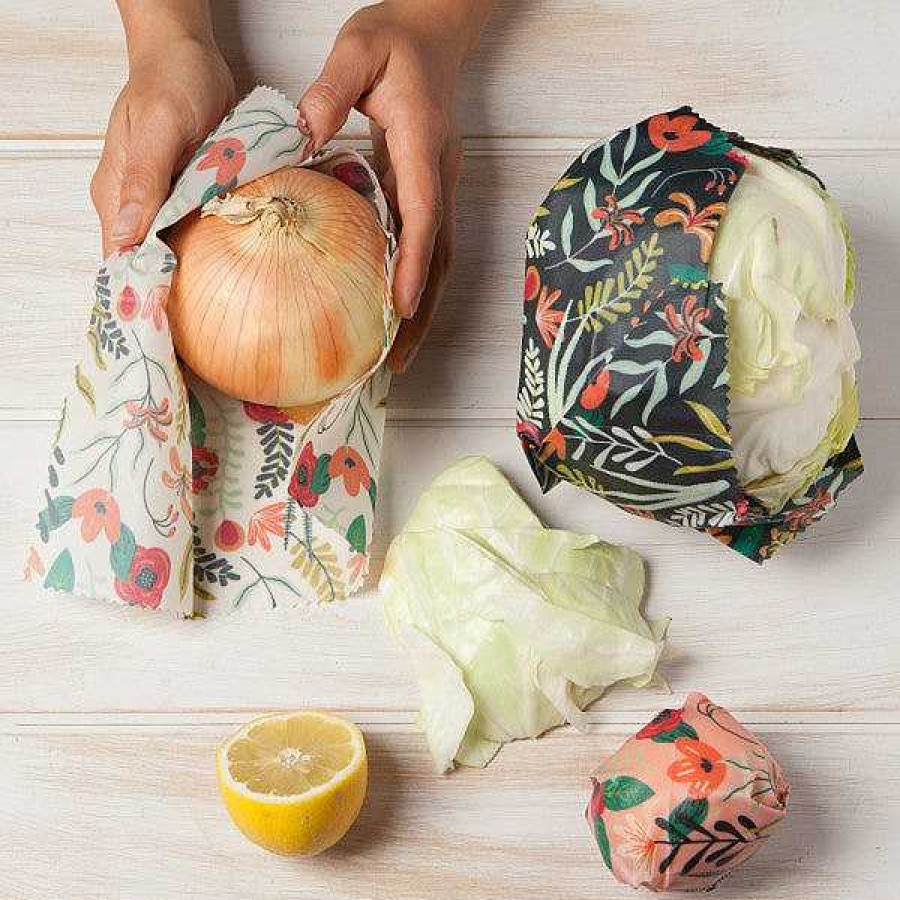 Kitchen Relish Decor | Beeswax Wrap - Floral