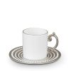 Table Relish Decor | Perl E Espresso Cup & Saucer - Platinum