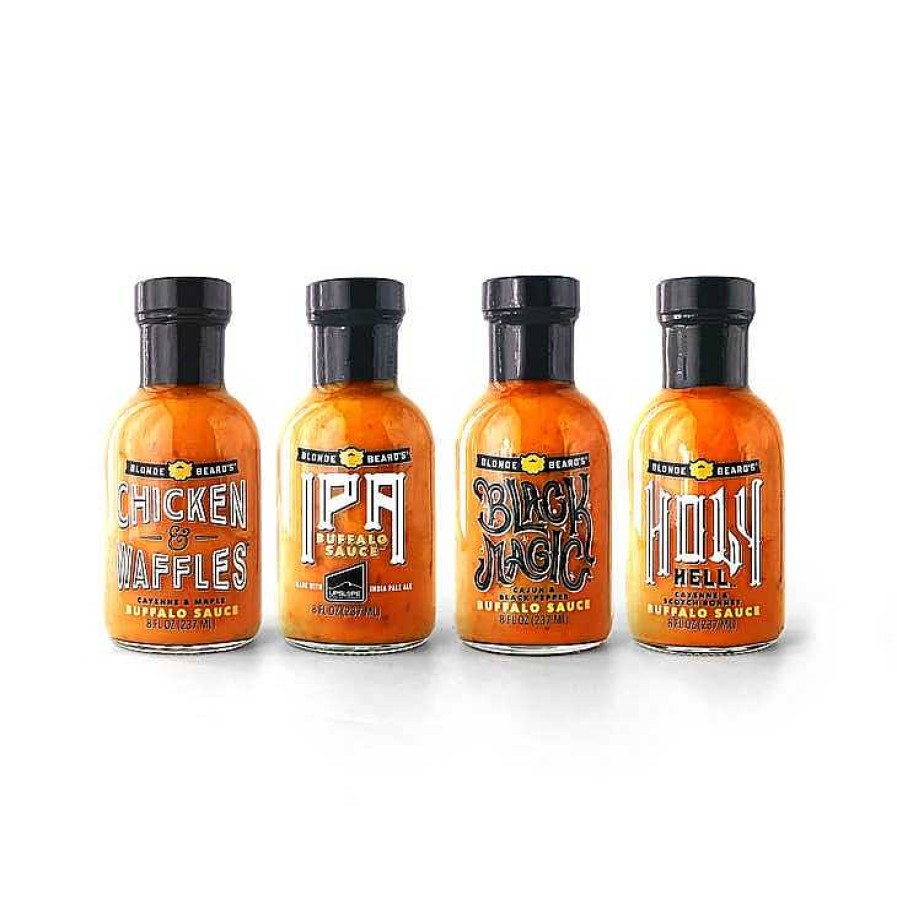 Kitchen Relish Decor | Buffalo Sauce Flight Gift Set