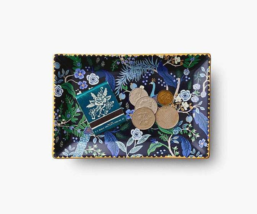 Kitchen Relish Decor | Rifle Paper Co Catchall Tray - Peacock