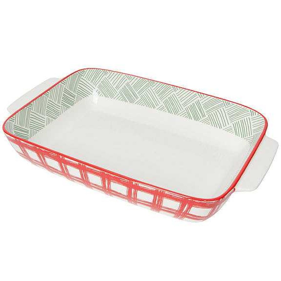 Kitchen Relish Decor | Basketweave Baking Dish