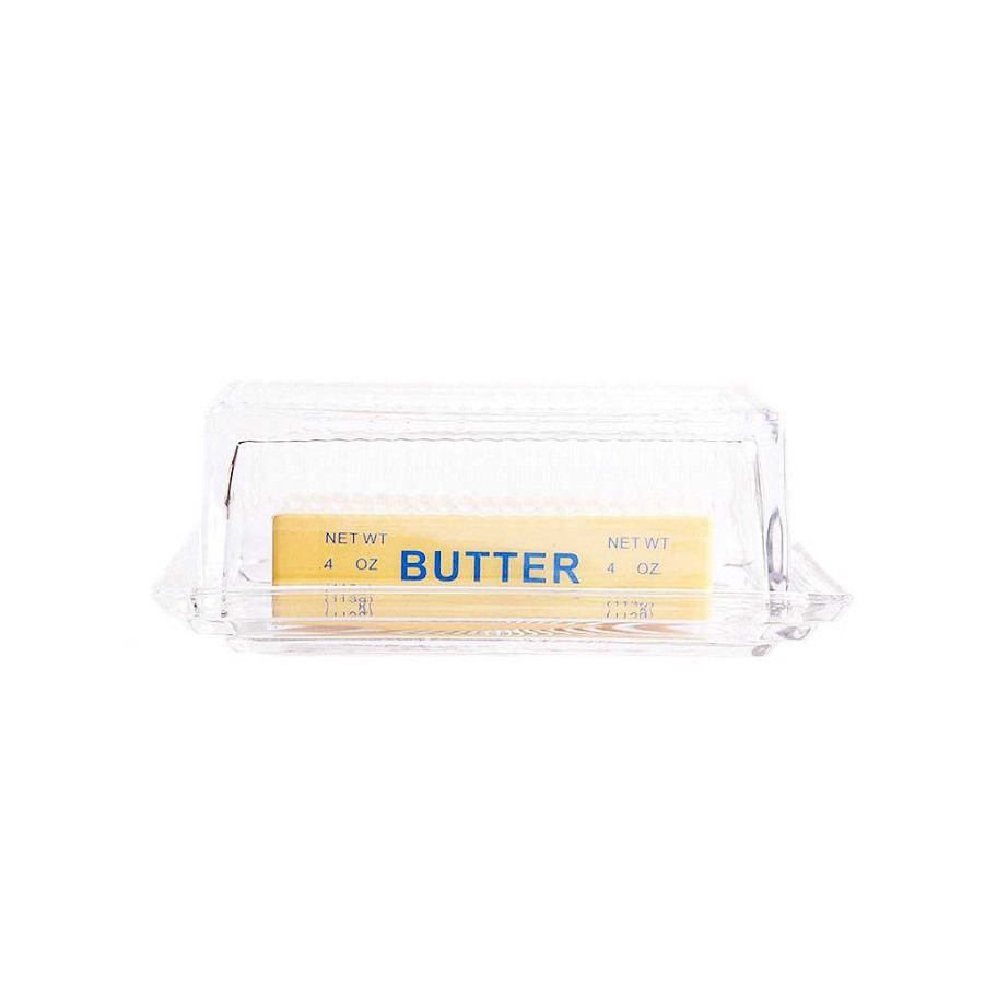 Kitchen Relish Decor | Glass Butter Dish