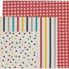 Kitchen Relish Decor | Beeswax Wrap - Gingham Dot Stripe