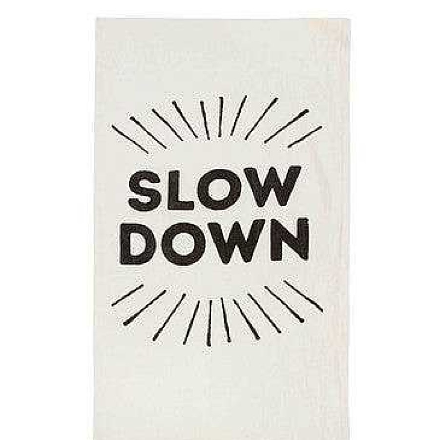 Kitchen Relish Decor | Tea Towel - Slow Down