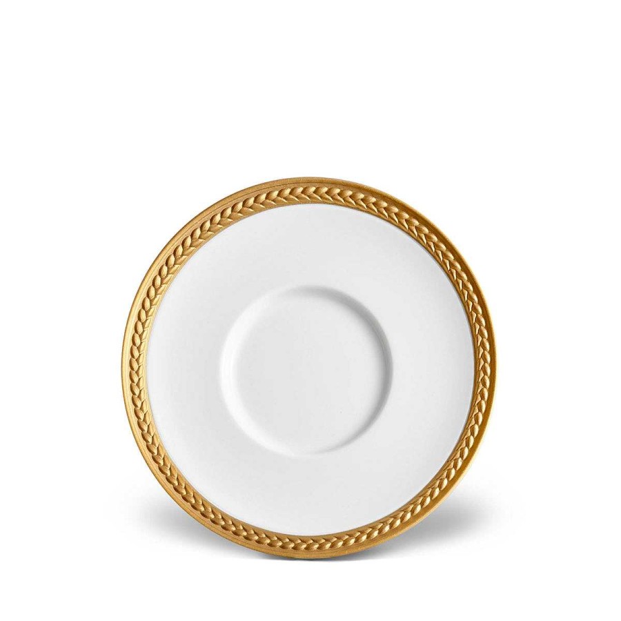 Table Relish Decor | Soie Tress E Saucer - Gold