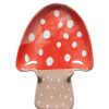 Kitchen Relish Decor | Shaped Spoon Rest - Mushroom