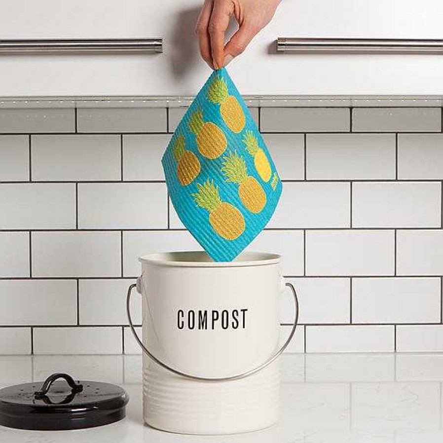 Kitchen Relish Decor | Swedish Dishcloth - Pineapples