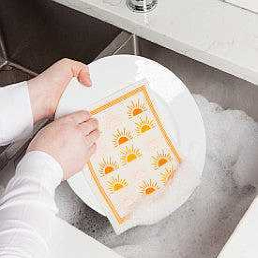 Kitchen Relish Decor | Swedish Dishcloth - Sunrise